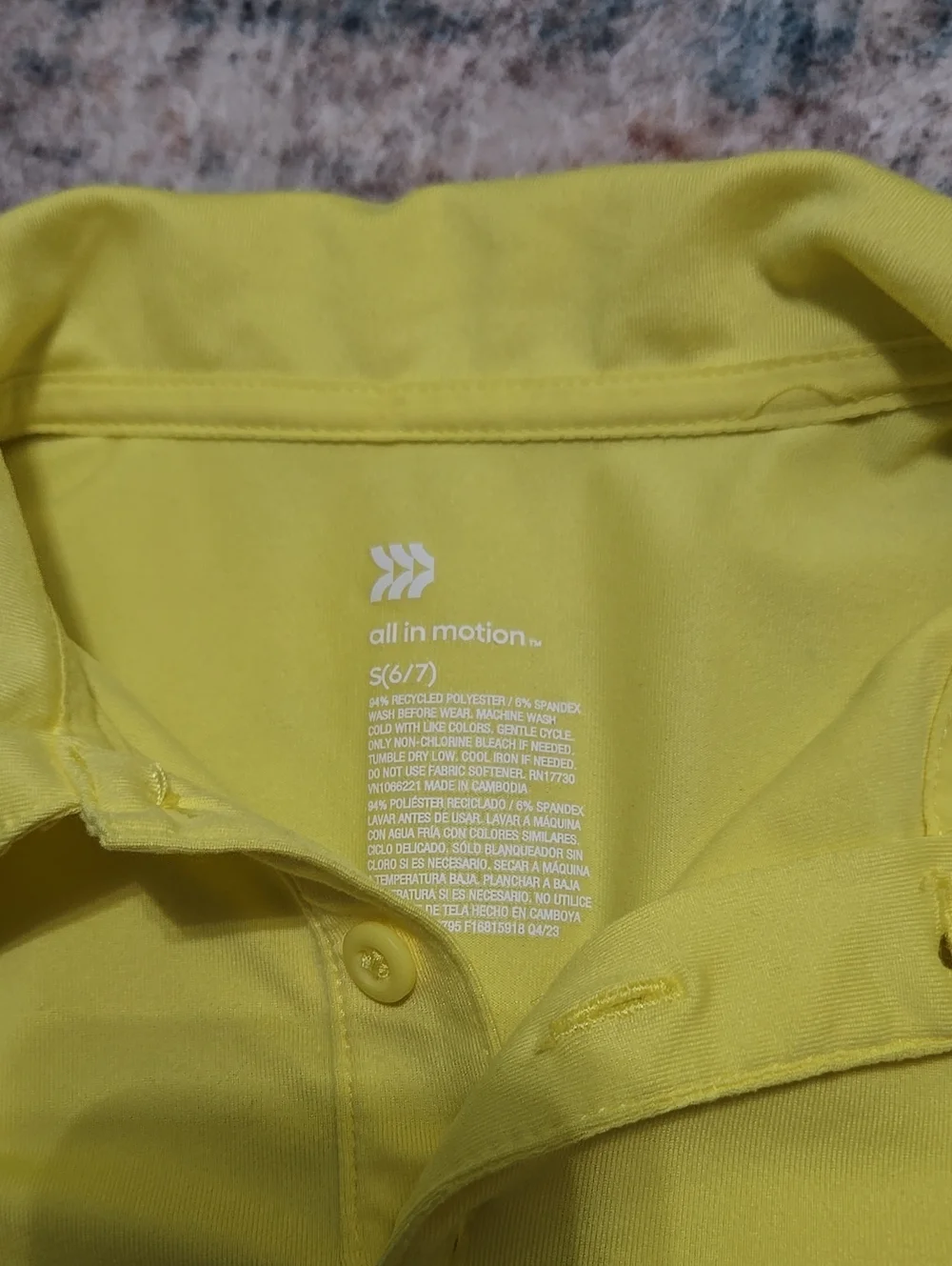 all in motion bright yellow